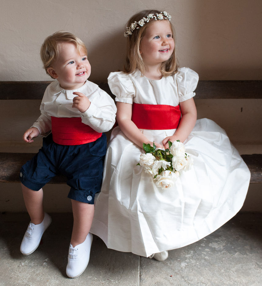 Red Pageboy Cummerbund