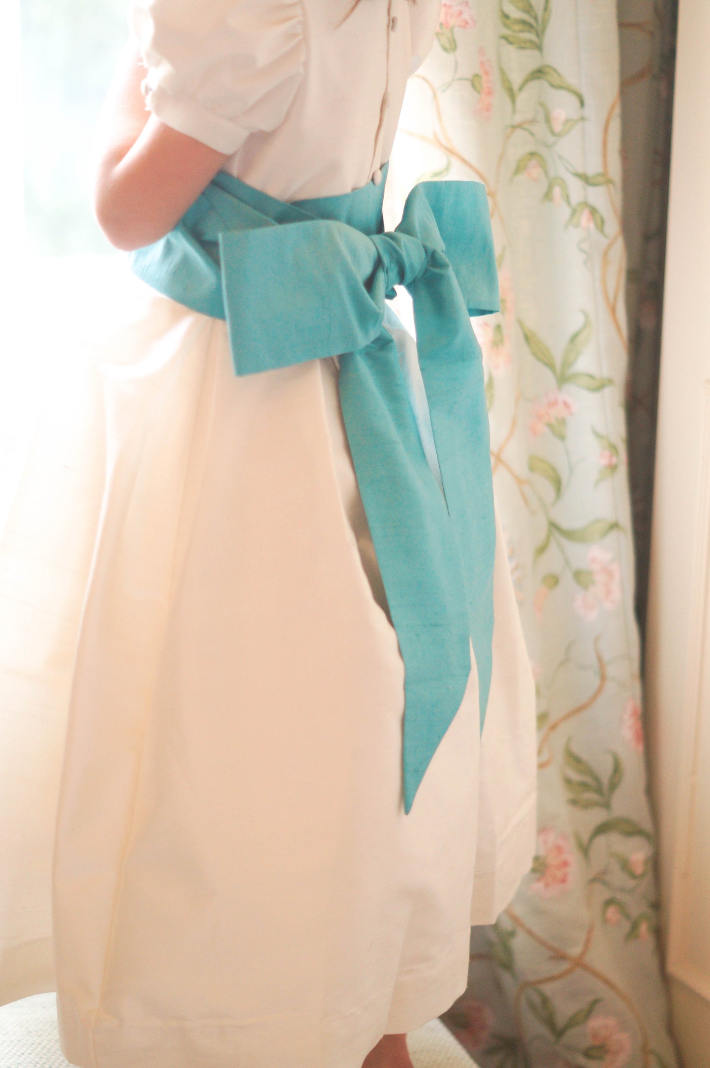 Self-Tie Silk Sashes (Various Colours)